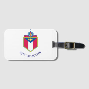 Vlag van Austin, Texas Bagagelabel