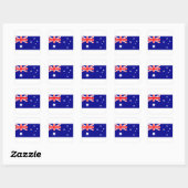 Vlag van Australië - Australische vlag Vierkante Sticker (Vel)
