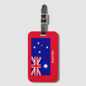 Vlag van Australië Bagagelabel (Voorkant (verticaal))