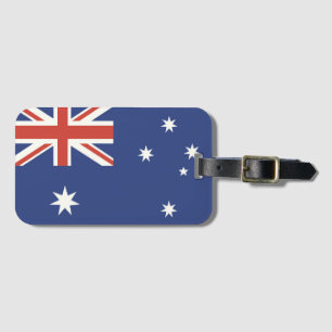Vlag van Australië Bagagelabel