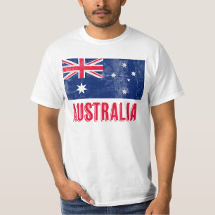 Vlag van Australië (Grunge look) T-shirt