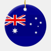 Vlag van Australië Keramisch Ornament (Achterkant)