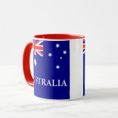 Vlag van Australië Mok (Voorkant links)