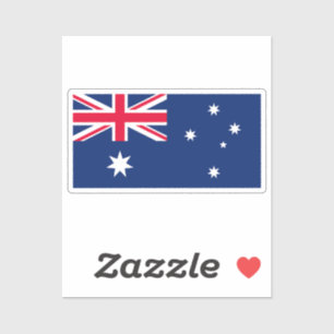 Vlag van Australië op maat gesneden  Sticker