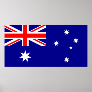 Vlag van Australië Poster