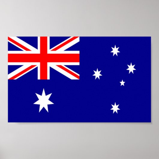 Vlag van Australië Poster (Voorkant)