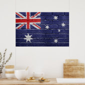 Vlag van Australië Poster (Keuken)