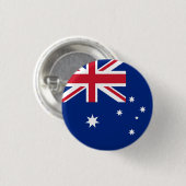 Vlag van Australië Ronde Button 3,2 Cm (Voorkant /achterkant)