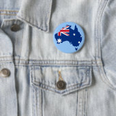 vlag van australië ronde button 5,7 cm (In situ)