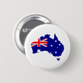 vlag van australië ronde button 5,7 cm (Voorkant /achterkant)