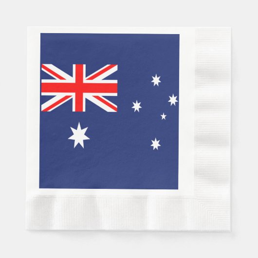 Vlag van Australië Servet (Voorkant)