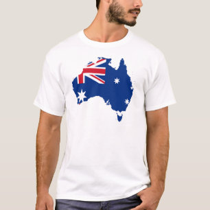 vlag van australië t-shirt