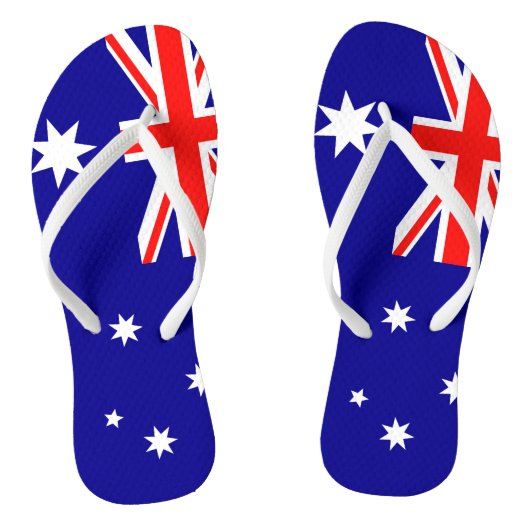 Vlag van Australië Teenslippers (Voetbed)