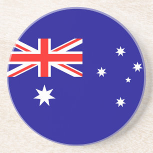 Vlag van Australië Zandsteen Onderzetter