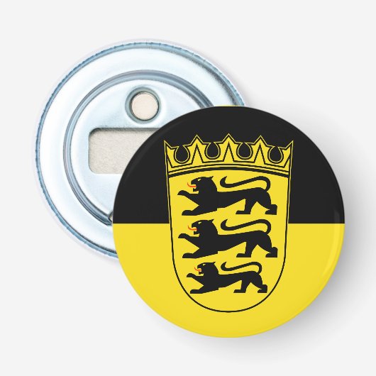 Vlag van Baden-Württemberg Bottle Opener (Voorkant)