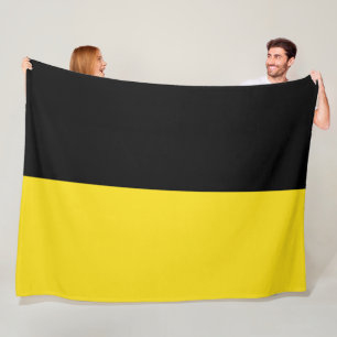 Vlag van Baden Württemberg (Duitse staat) Fleece Deken