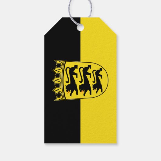 Vlag van Baden-Württemberg Gift-Labels Cadeaulabel (Achterkant)
