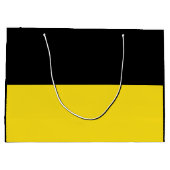 Vlag van Baden-Württemberg Large Gift Bag Groot Cadeauzakje (Achterkant)