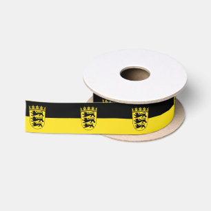 Vlag van Baden-Württemberg Satin Ribbon Lint