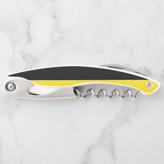 Vlag van Baden-Württemberg Waiter's Corkschroef Kurkentrekker (Voorkant)