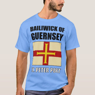 Vlag van Bailiwick of Guernsey T-shirt