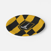 Vlag van Baltimore, Borden van Maryland Paper Papieren Bordje (Gekanteld)