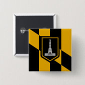 Vlag van Baltimore, Button van Maryland (Voorkant /achterkant)