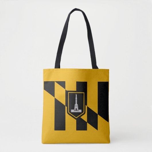 Vlag van Baltimore Canvas tas (Voorkant)