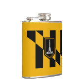 Vlag van Baltimore Flask Heupfles (Rechts)