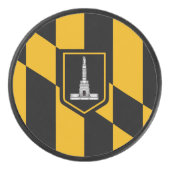 Vlag van Baltimore Hockey Puck (Voorkant)