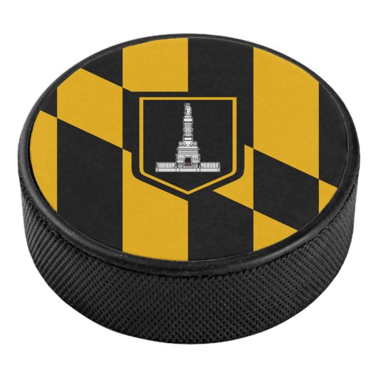 Vlag van Baltimore Hockey Puck (3/4)