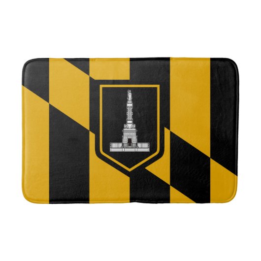 Vlag van Baltimore, Maryland Bathroom Mat (Voorkant)