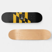 Vlag van Baltimore (Maryland, VS) Skateboard (Horizontaal)