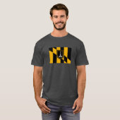 Vlag van Baltimore Oversized T-shirt (Voorkant volledig)