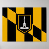 Vlag van Baltimore Poster (Voorkant)