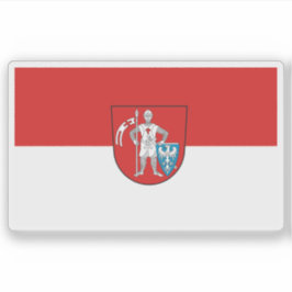 Vlag van Bamberg, Duitsland Sticker