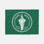Vlag van Bangkok, Thailand Fleece Blanket (Voorkant (Horizontaal))