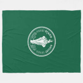 Vlag van Bangkok, Thailand Fleece Deken (Voorkant (Horizontaal))