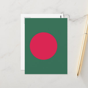 vlag van Bangladesh Briefkaart
