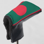Vlag van Bangladesh Golfheadcover (3/4 voorkant)
