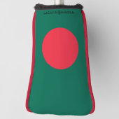 Vlag van Bangladesh Golfheadcover (Draai 90)