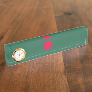 vlag van Bangladesh Naambordje