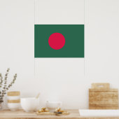 vlag van Bangladesh Poster (Keuken)