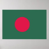vlag van Bangladesh Poster (Voorkant)