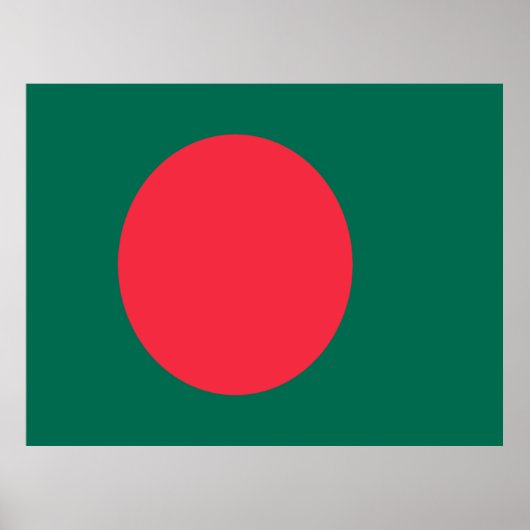 Vlag van Bangladesh Poster (Voorkant)
