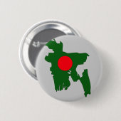 vlag van Bangladesh Ronde Button 5,7 Cm (Voorkant /achterkant)