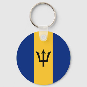 Vlag van Barbados Sleutelhanger