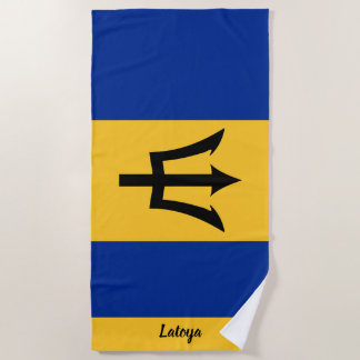 Vlag van Barbados Strandlaken