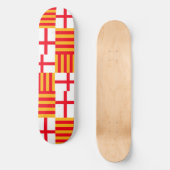 Vlag van Barcelona Skateboard (Voorkant)