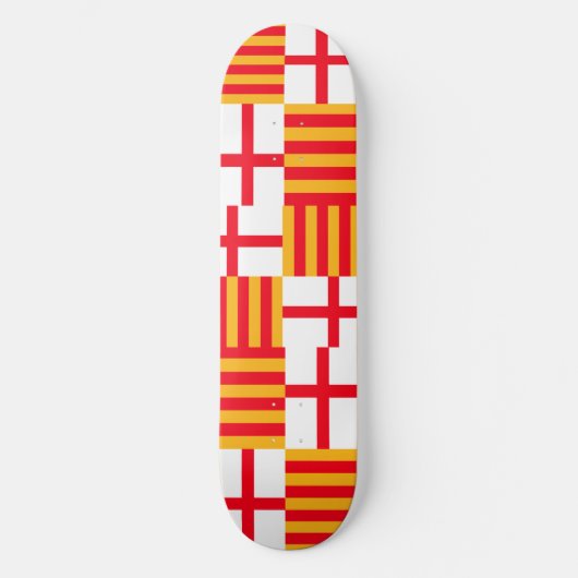 Vlag van Barcelona Skateboard (Voorkant)